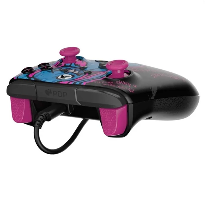 PDP 049-023-CDMP Rematch Glow Xbox One/Series X|S/PC vezetékes Call of Duty: Mister Peeks Glow in the Dark kontroller