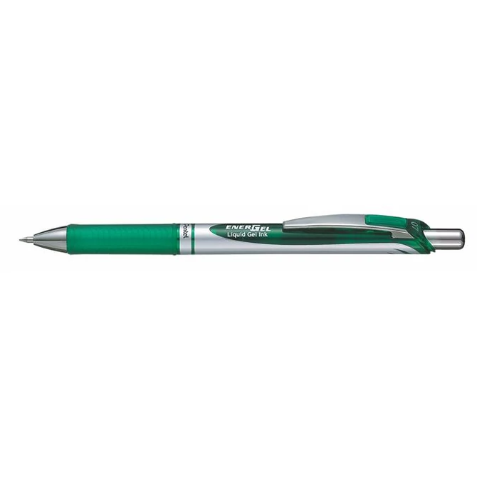 Rollertoll zselés 0.7mm, Pentel EnerGel BL77-DO, írásszín zöld