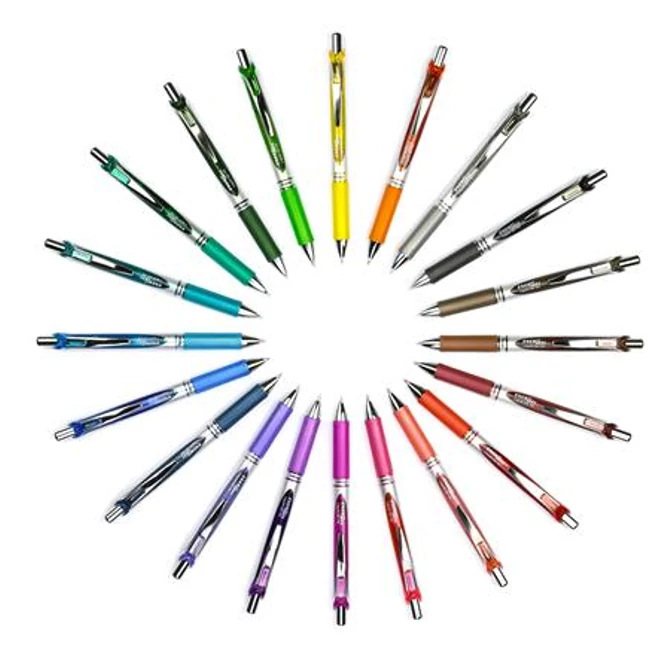 Rollertoll zselés 0.7mm, Pentel EnerGel BL77-SX, írásszín világoskék