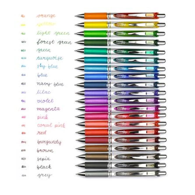 Rollertoll zselés 0.7mm, Pentel EnerGel BL77-V3X, írásszín orgona