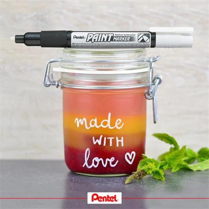 Lakkmarker, 2 mm, kúpos, PENTEL 