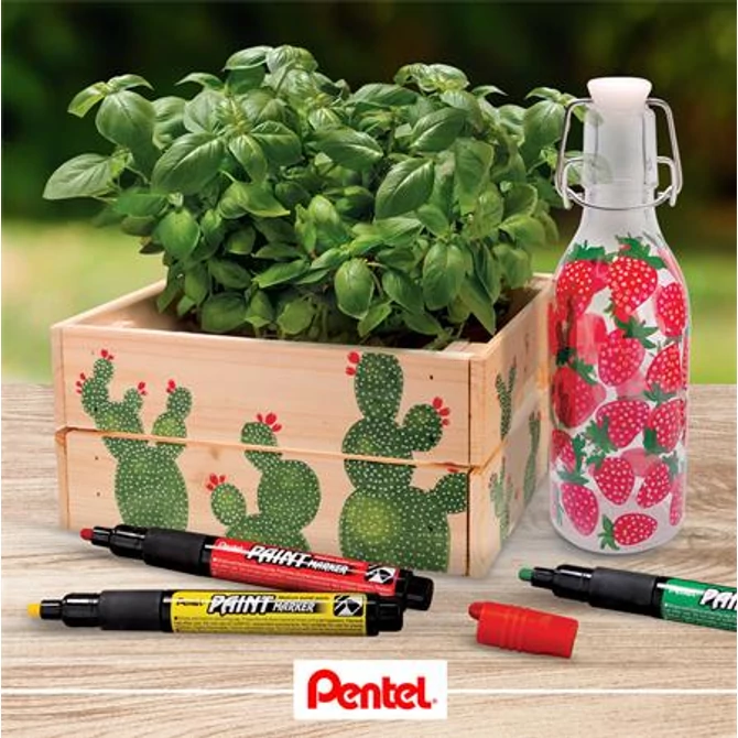 Lakkmarker, 2 mm, kúpos, PENTEL 