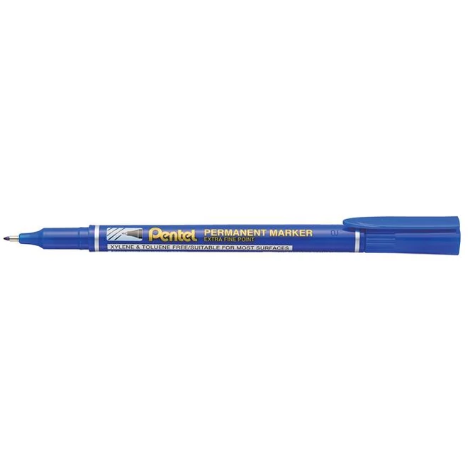 Marker alkoholos NF450-C Pentel vékony hegyű OHP S kék