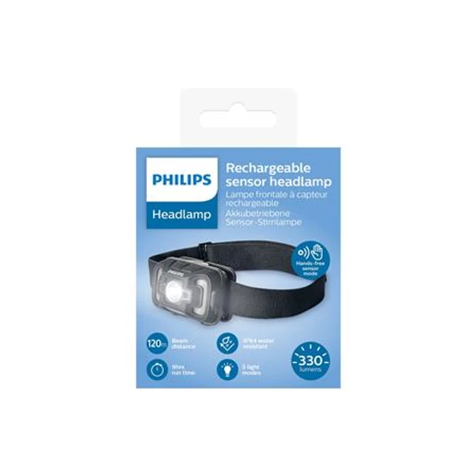 Fejlámpa, LED, újratölthető, PHILIPS