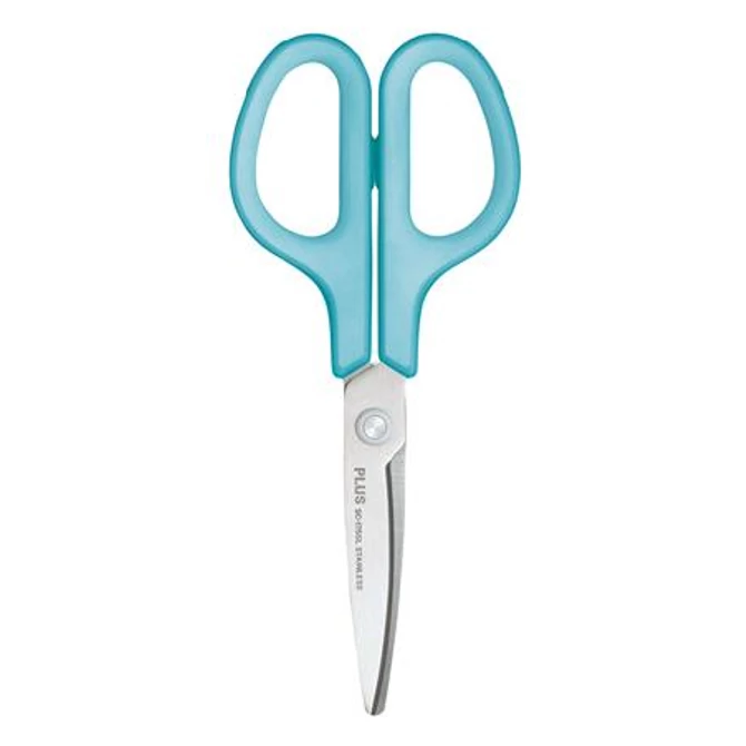 Olló, általános, balkezes, 17,5 cm, PLUS 