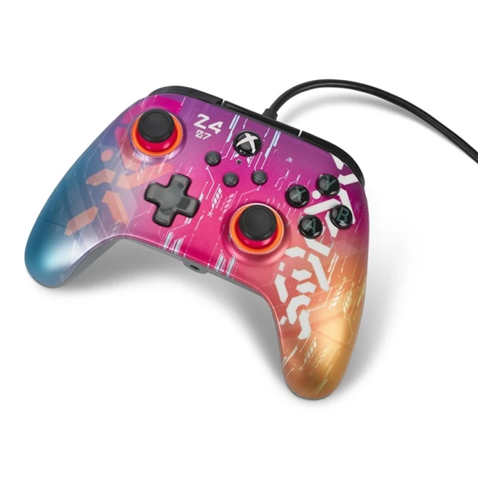 PowerA XBGP0186-01 Advantage Xbox Series X|S/Xbox One vezetékes Cyber Style kontroller