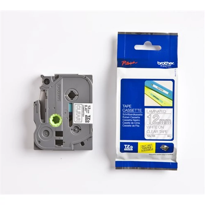 Feliratozógép szalag, 12 mm x 8 m, BROTHER, 