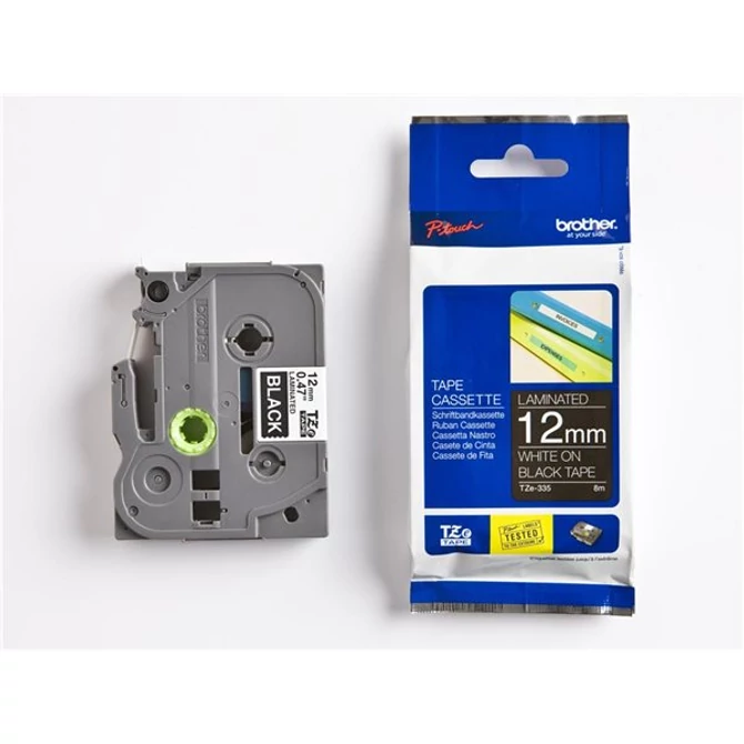 Feliratozógép szalag, 12 mm x 8 m, BROTHER, 