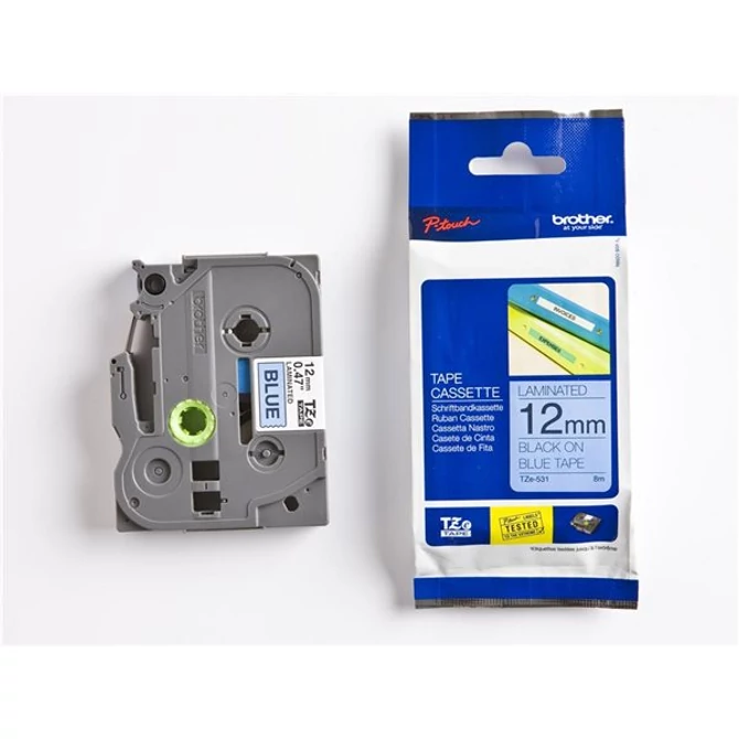 Feliratozógép szalag, 12 mm x 8 m, BROTHER, 