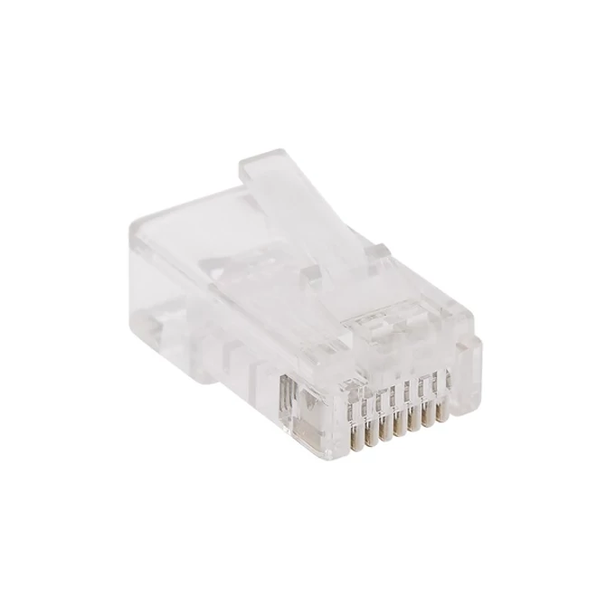 RJ45 Cat5e csatlakozó UTP patch kábelre, 100db/csomag