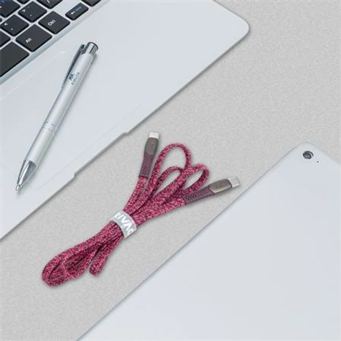 USB kábel, USB-C - USB-C, 1,2 m, RIVACASE 