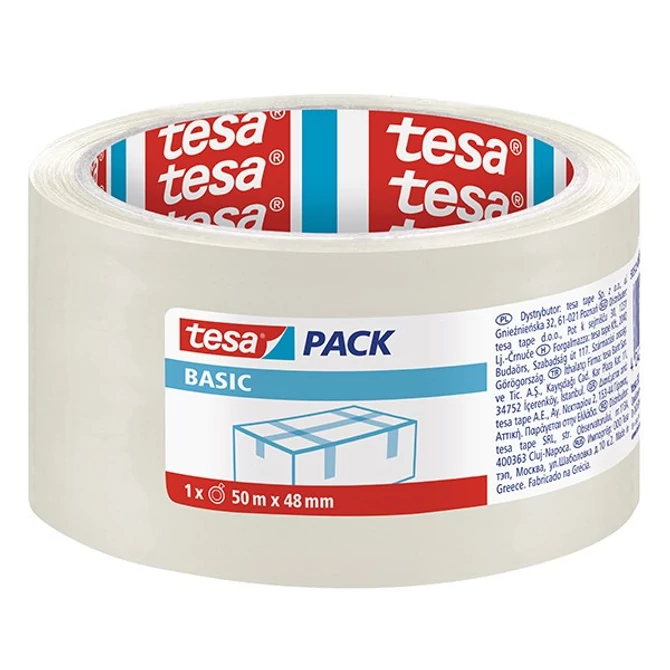 Csomagolószalag, 48 mm x 50 m, TESA 