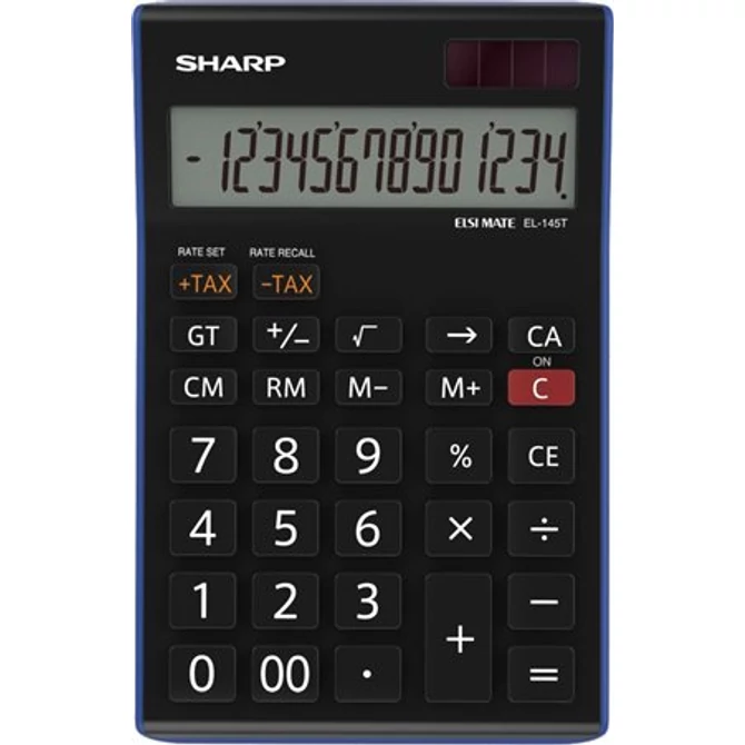 Számológép, asztali, 14 számjegy, SHARP 