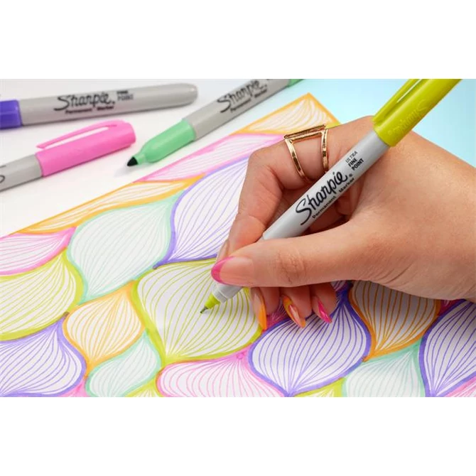 Alkoholos marker, 0,5 mm, kúpos, SHARPIE 