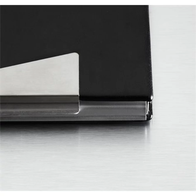 Névjegytartó tárca, alumínium/műbőr, 20 db-os, SIGEL