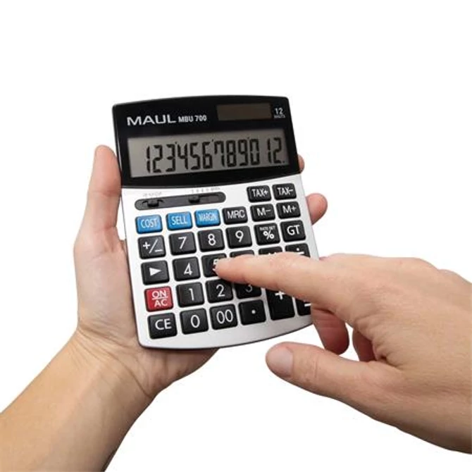 Számológép, asztali, 12 számjegy, MAUL 