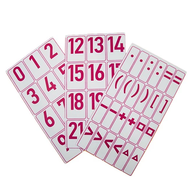 Szám és jelkártya I. o.