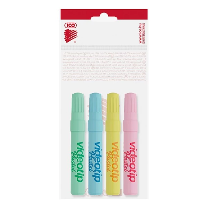 Szövegkiemelő készlet, 1-4 mm, ICO 