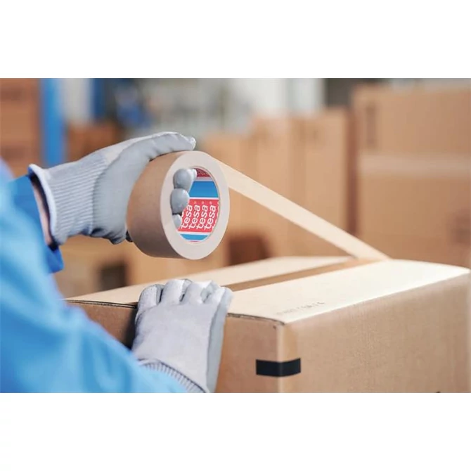 Csomagolószalag, papír, 50 mm x 50 m, TESA 