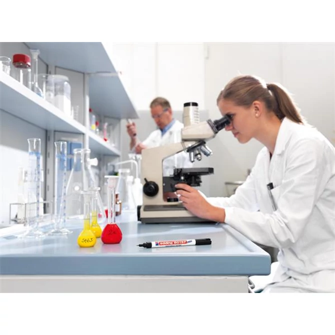 Laboratóriumi marker, 0,75 mm, kúpos, EDDING 