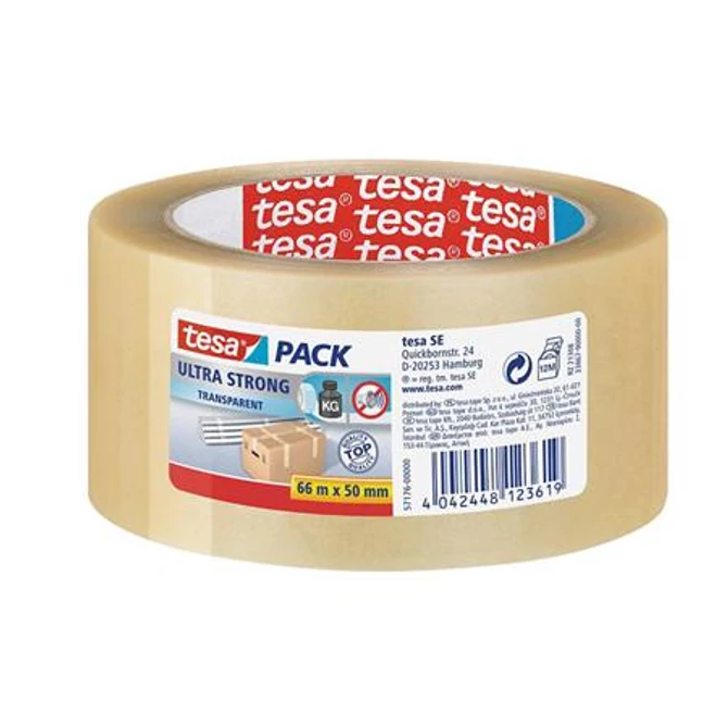 Ragasztószalag 50mmx66m ultra erős, Tesa átlátszó, 6tek/cs