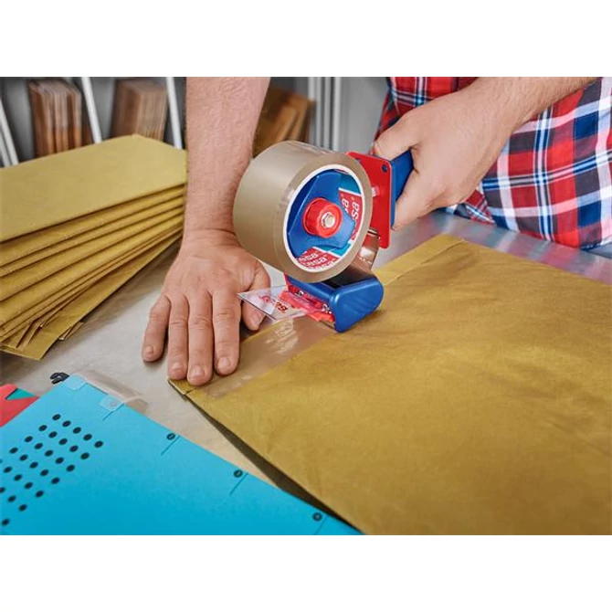 Csomagzáró gép, 50 mm, csomagolószalaggal, TESA 