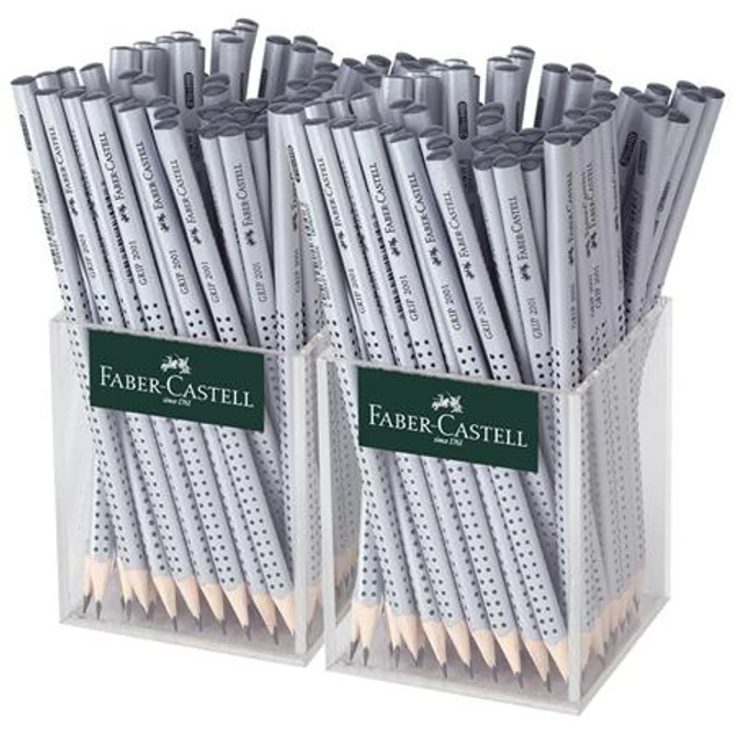 Grafitceruza display, HB, háromszögletű, FABER-CASTELL 