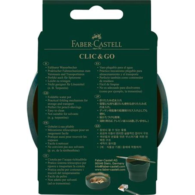 Ecsettál, műanyag, FABER-CASTELL 