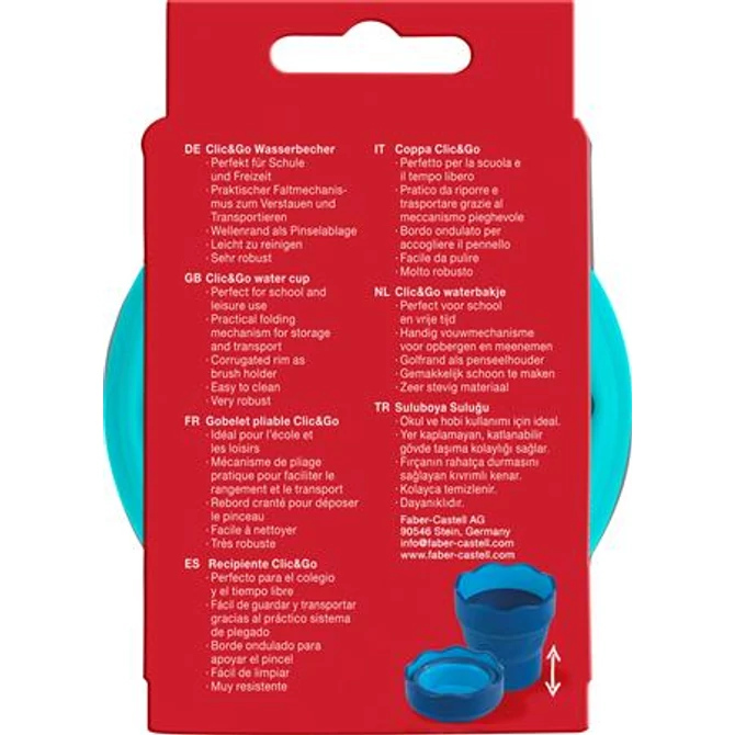 Ecsettál, műanyag, FABER-CASTELL 