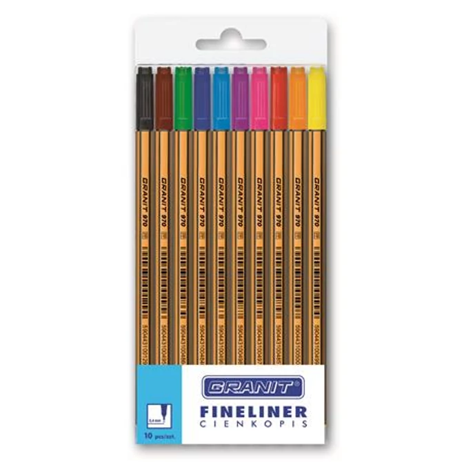 Tűfilc készlet, 0,4 mm, GRANIT 