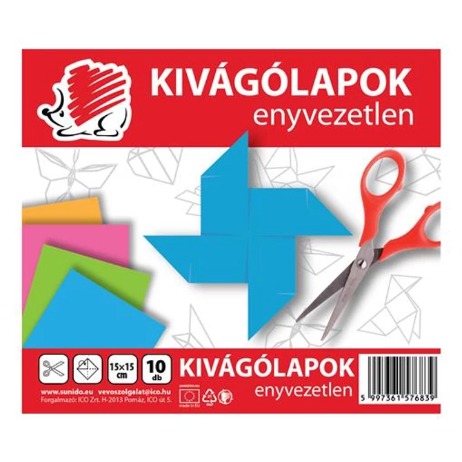 Kivágó, 15x15 mm, ICO 