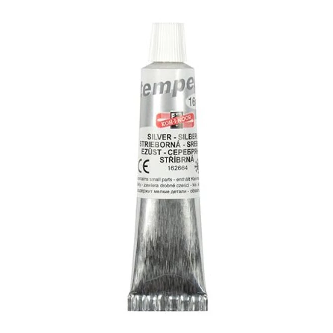 Tempera, KOH-I-NOOR, ezüst, 16ml