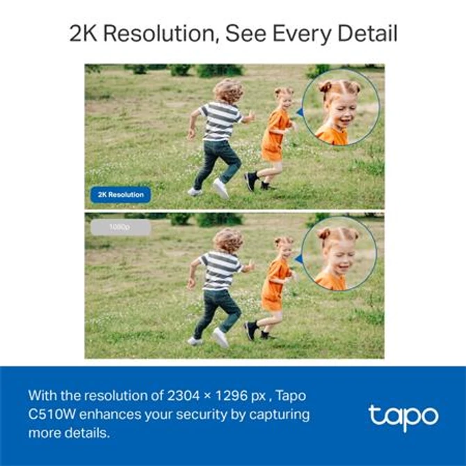 Biztonsági kamera, Wi-Fi vezeték nélküli, kültéri, éjjellátó, TP-LINK 