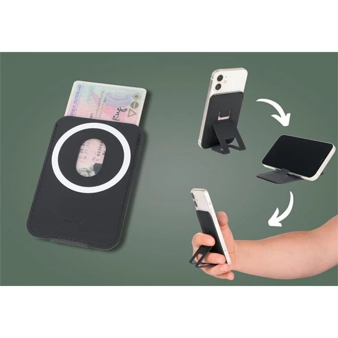 Multifunkcionális kártyatartó, 1 db-os, telefontartó, TROIKA 