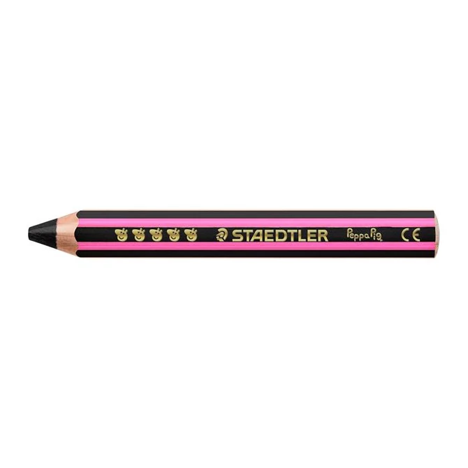 Színes ceruza készlet, hatszögletű, jumbo, STAEDTLER „Noris® junior 140