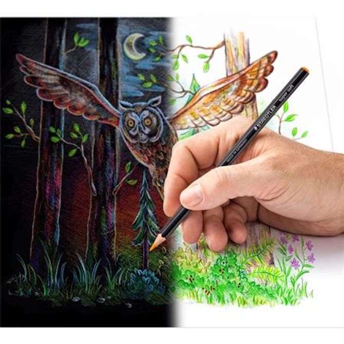 Színes ceruza készlet, hatszögletű, STAEDTLER 