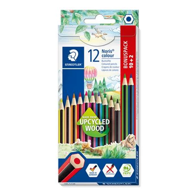 Színes ceruza készlet, hatszögletű, STAEDTLER 