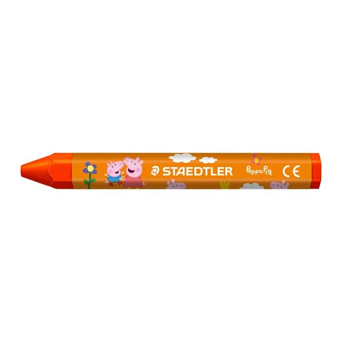 Zsírkréta, hatszögletű, jumbo, STAEDTLER „Noris® junior 224”, Peppa malac, 12 szín
