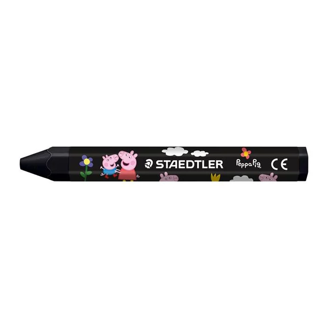 Zsírkréta, hatszögletű, jumbo, STAEDTLER „Noris® junior 224”, Peppa malac, 12 szín