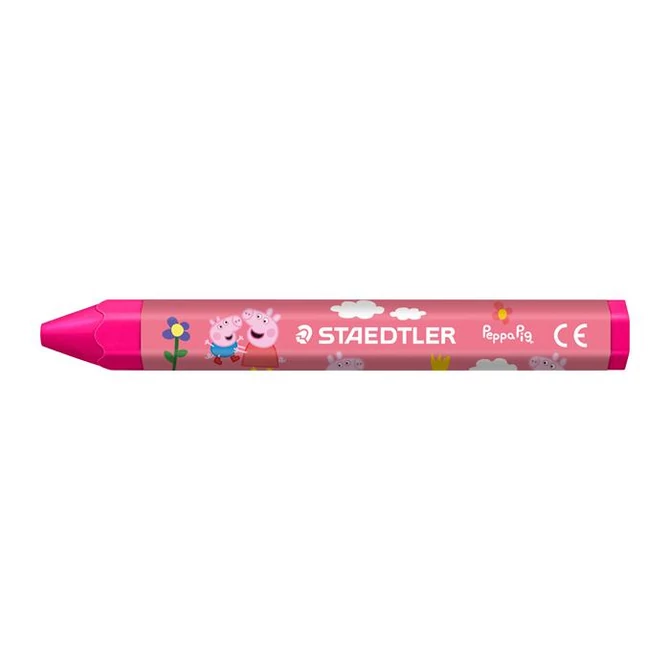 Zsírkréta, hatszögletű, jumbo, STAEDTLER „Noris® junior 224”, Peppa malac, 12 szín