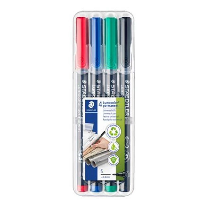 Alkoholos marker készlet, OHP, 0,4 mm, STAEDTLER 