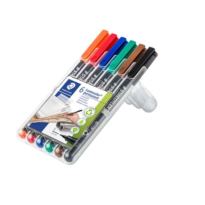 Alkoholos marker készlet, OHP, 0,4 mm, STAEDTLER 