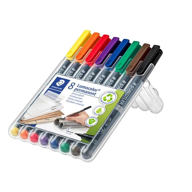 Alkoholos marker készlet, OHP, 0,4 mm, STAEDTLER 