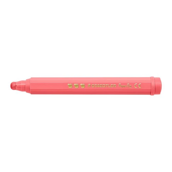 Filctoll készlet, 2,5 mm, kimosható, jumbo, STAEDTLER „Noris® junior 329”, Peppa malac, 12 szín