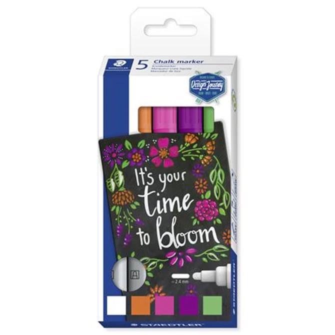 Krétamarker készlet, 2,4 mm, kúpos, STAEDTLER 