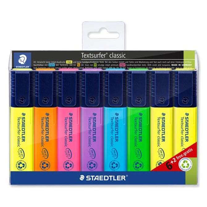 Szövegkiemelő készlet, 1-5 mm, STAEDTLER 