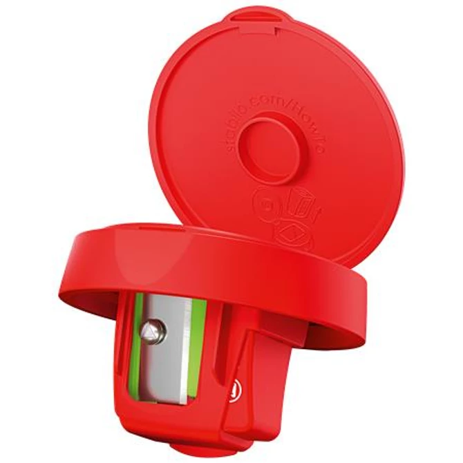 Hegyező STABILO Woody 3in1 tartályos piros