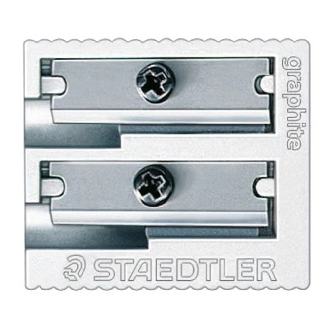Hegyező, kétlyukú, fém, STAEDTLER 