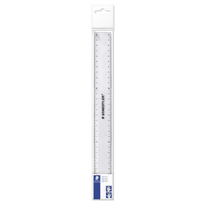 Vonalzó, műanyag, 30 cm, STAEDTLER