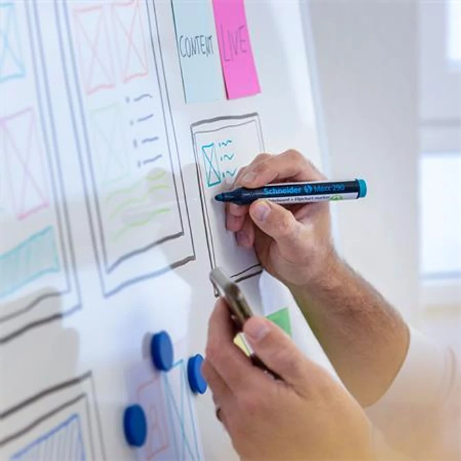 Tábla- és flipchart marker, 2-3 mm, kúpos, SCHNEIDER 